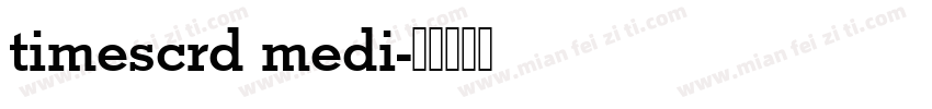 timescrd medi字体转换